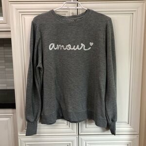 Marled women’s lightweight sweatshirt